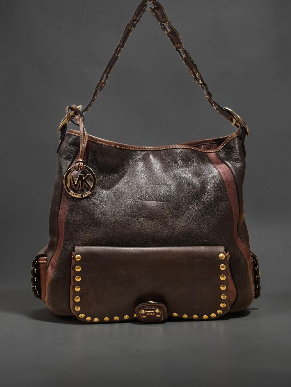 Michael Kors Tristan Leather Hobo Bag